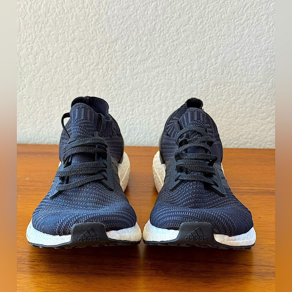 Black Adidas UltraBoost sneakers - size 10 1/2. New and never worn